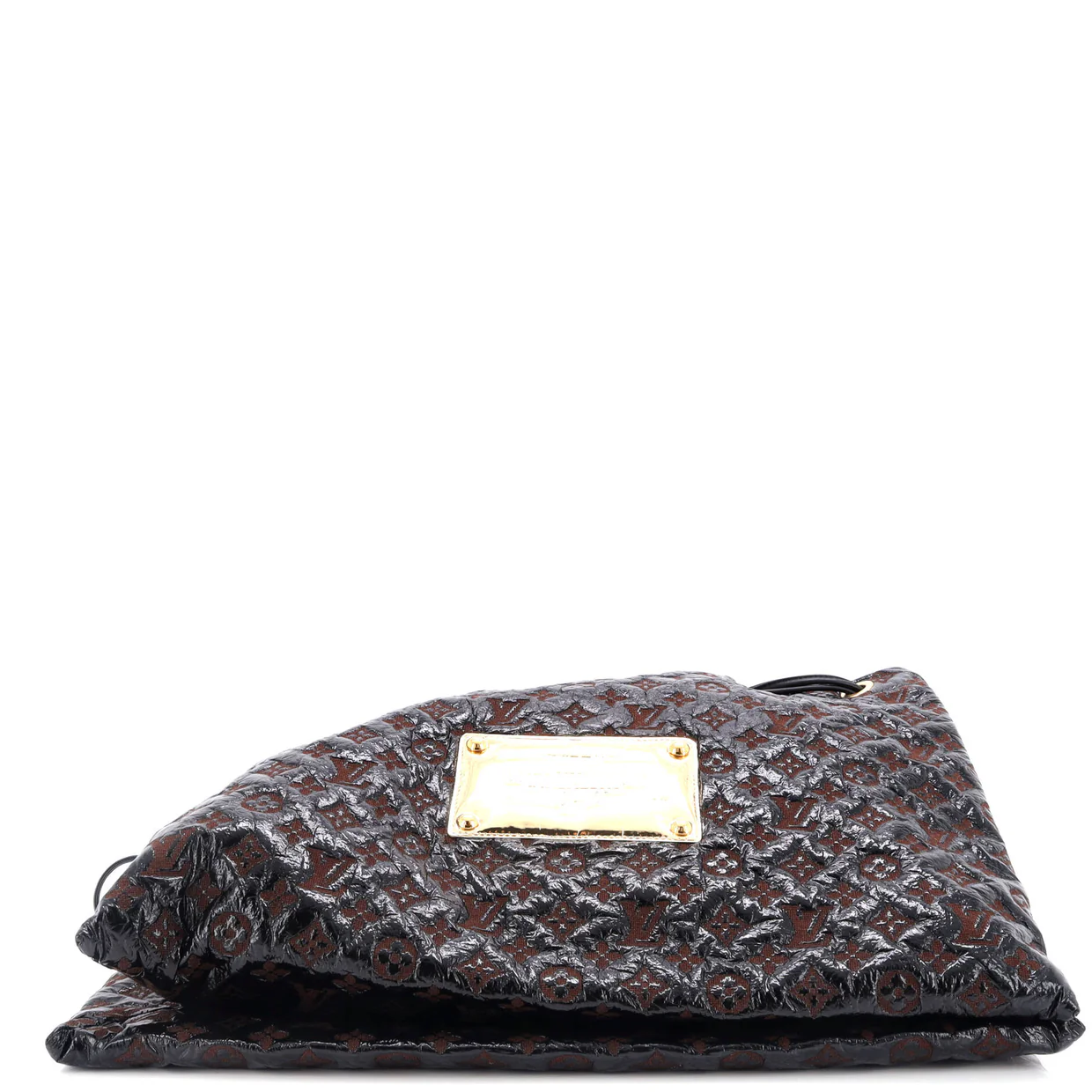 Squishy Messenger Bag Monogram Vinyl - Deep Luxury