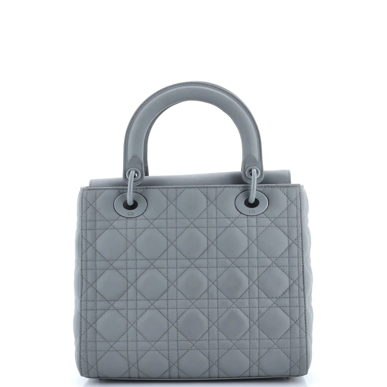 Ultra Matte Lady Dior Bag Cannage Quilt Calfskin Medium - Deep Luxury