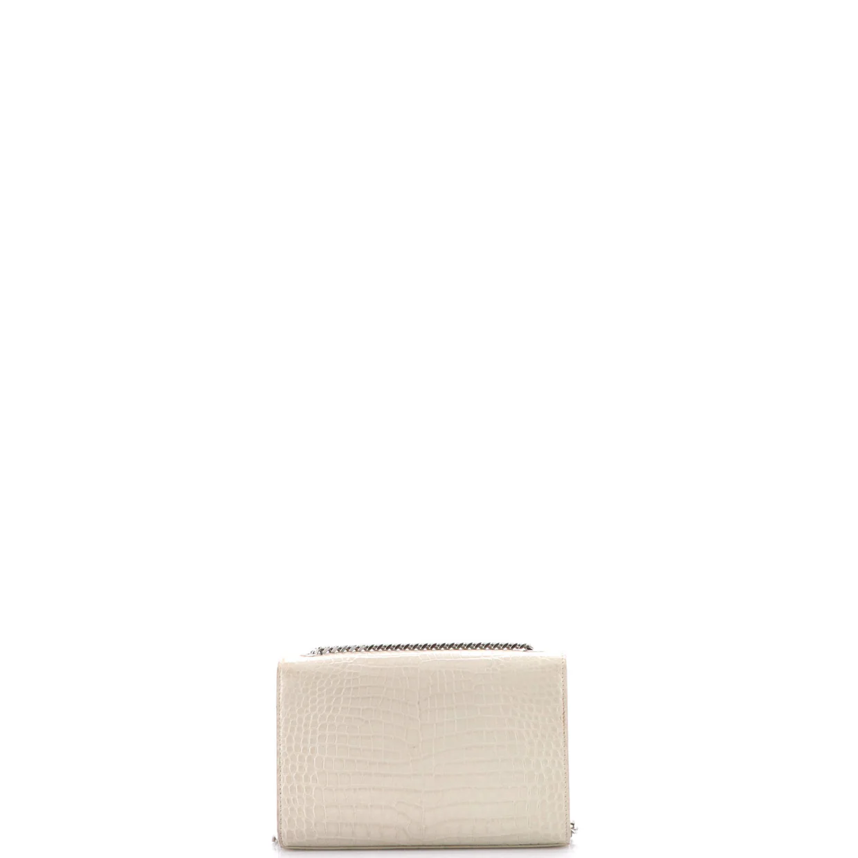 Classic Monogram Tassel Crossbody Bag Crocodile Embossed Leather Small - Deep Luxury