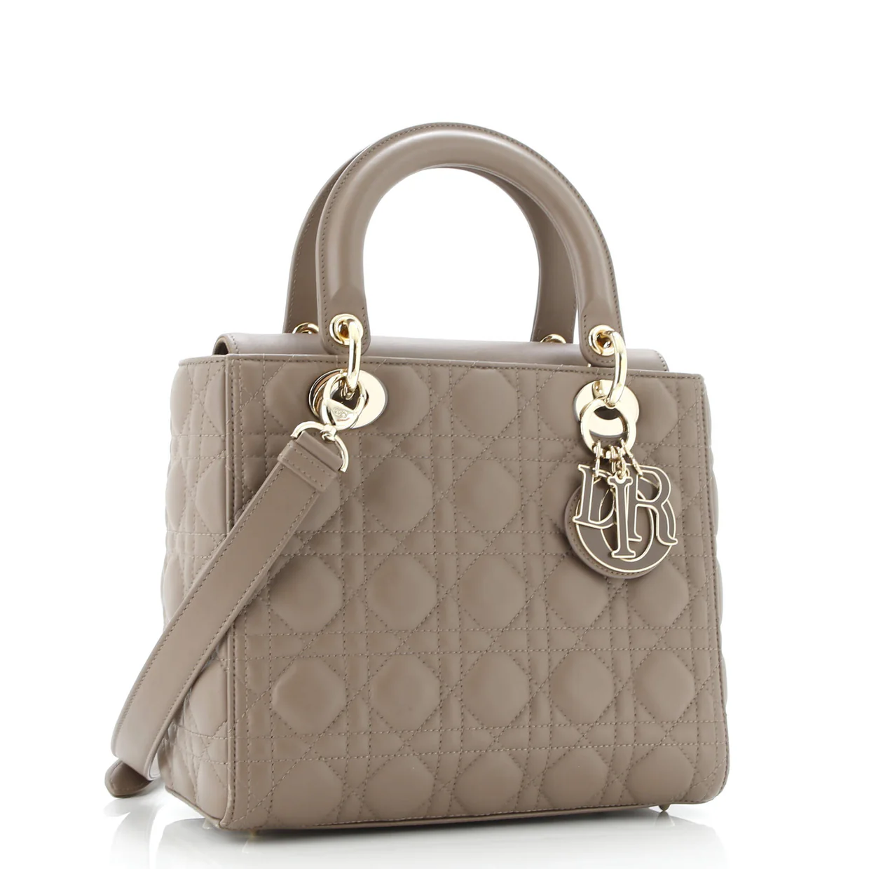 Lady Dior NM Bag Cannage Quilt Lambskin Medium - Deep Luxury