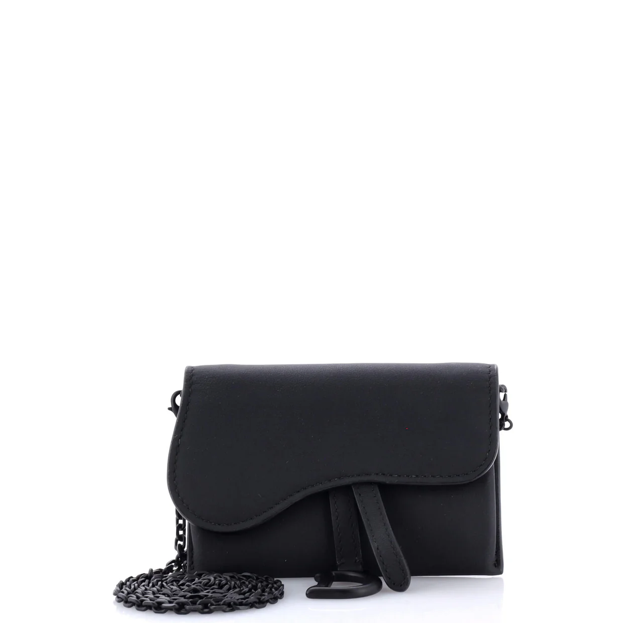 Ultra Matte Saddle Nano Pouch Leather - Deep Luxury