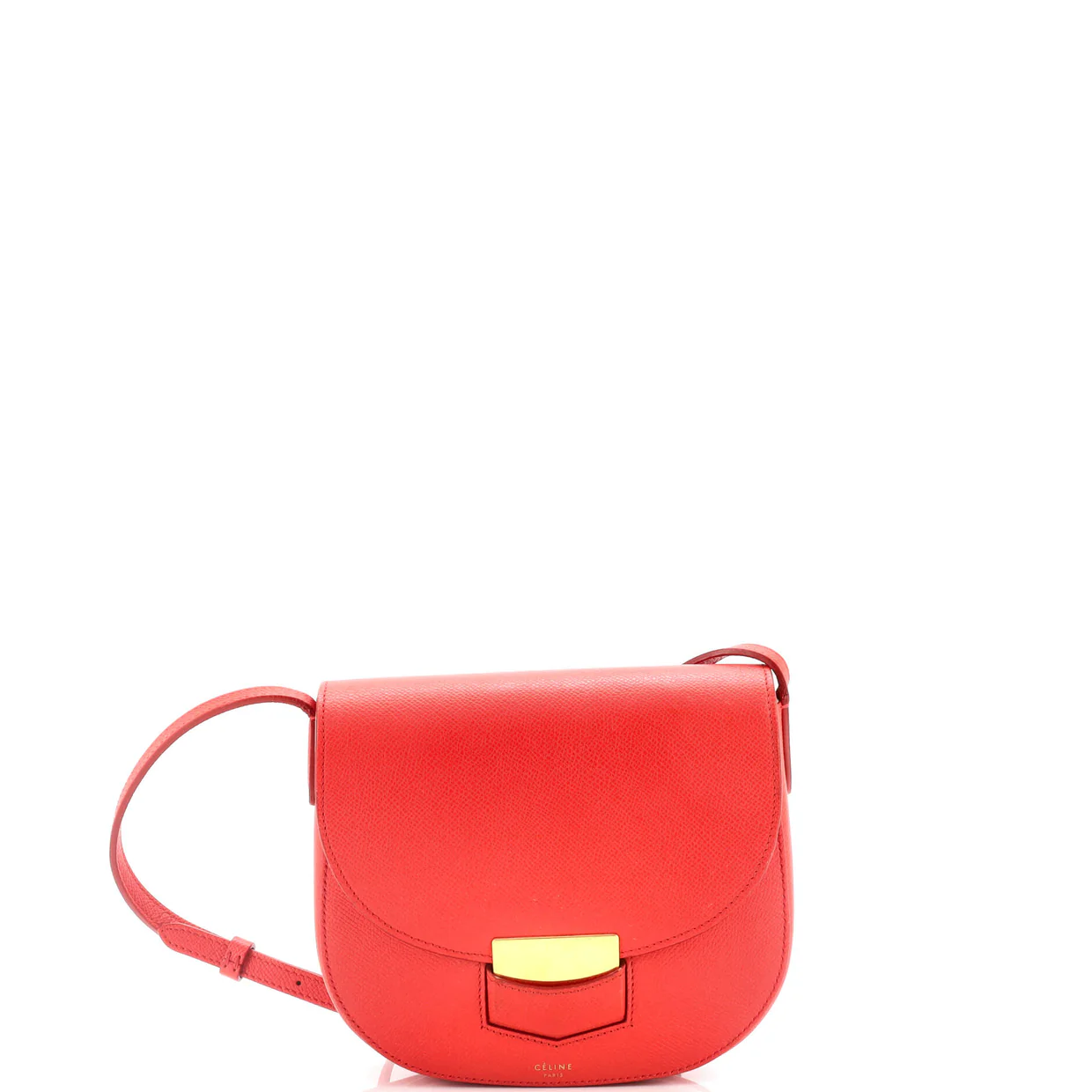 Trotteur Crossbody Bag Grainy Leather Small - Deep Luxury