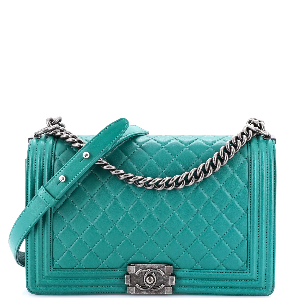 Boy Flap Bag Quilted Calfskin New Medium - Deep Luxury