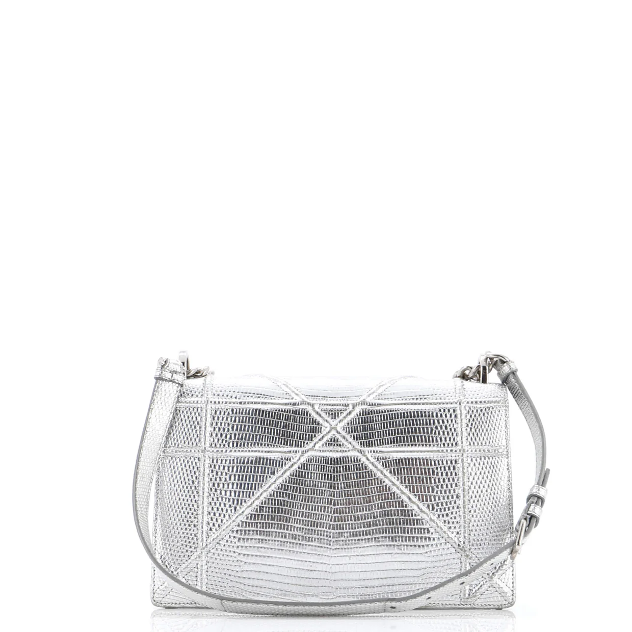 Diorama Flap Bag Lizard Medium - Deep Luxury