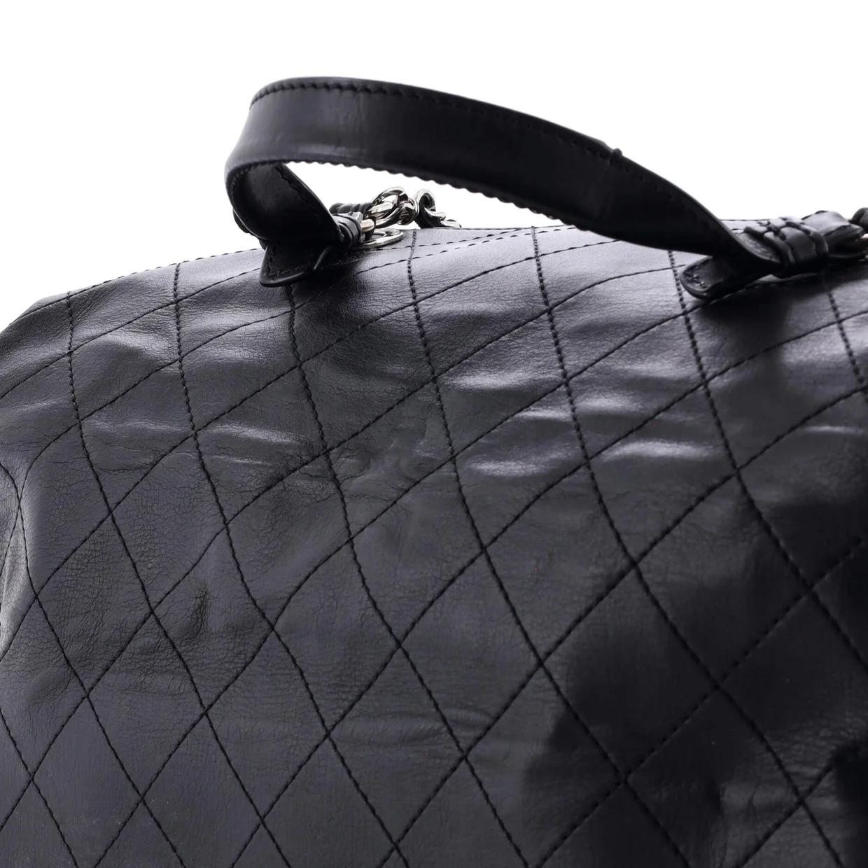 Doctor Bowling Bag Quilted Calfskin Medium - Deep Luxury