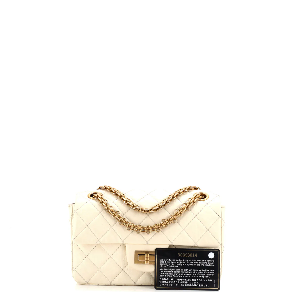 Reissue 2.55 Flap Bag Quilted Aged Calfskin Mini - Deep Luxury