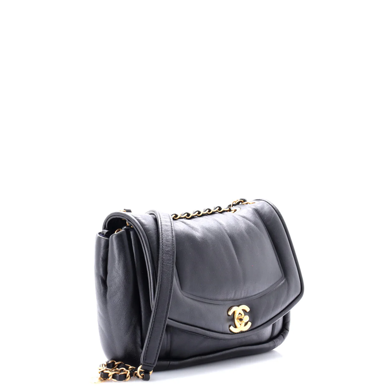 Vintage Puffy Flap Bag Lambskin Small - Deep Luxury