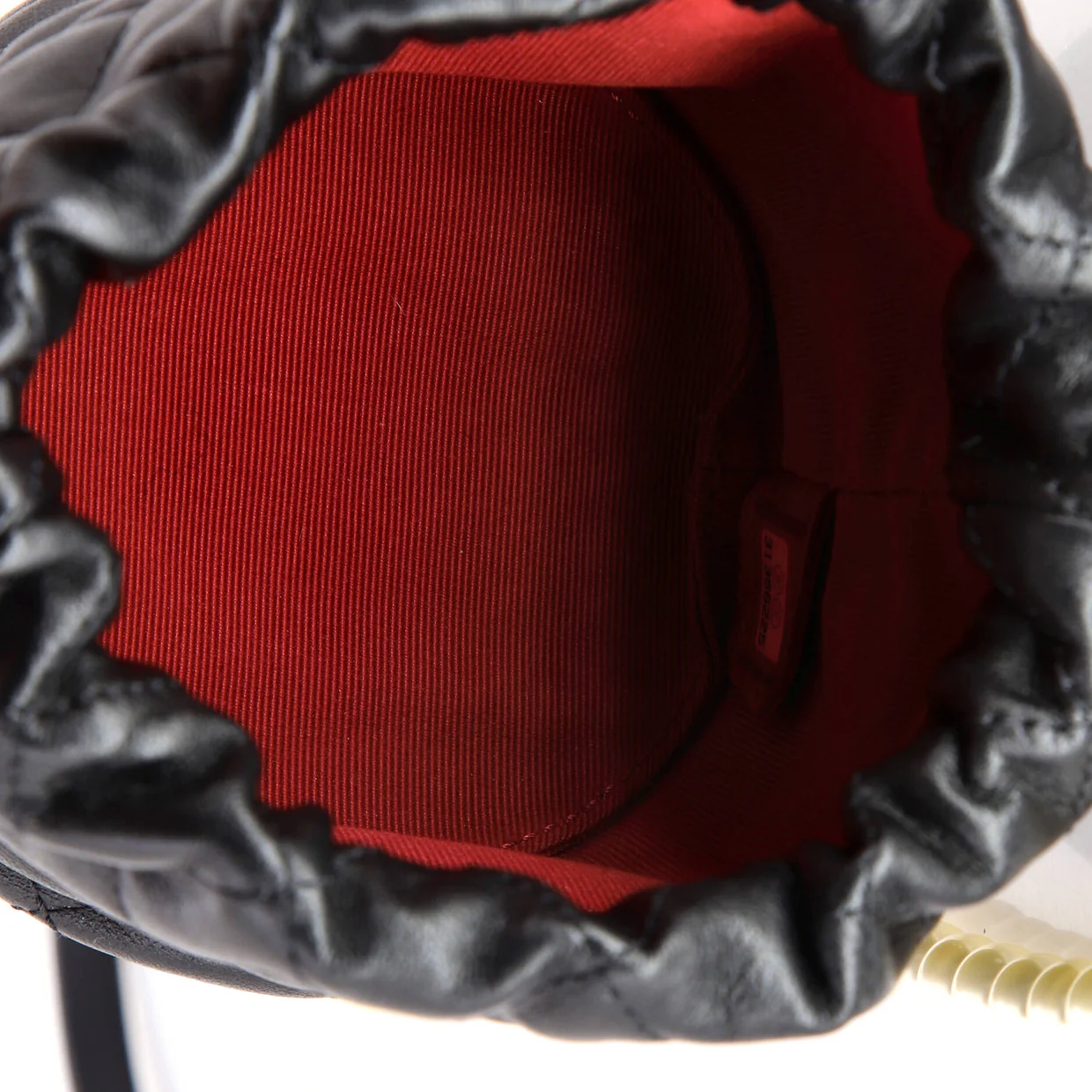About Pearls Bucket Bag Quilted Calfskin Mini - Deep Luxury