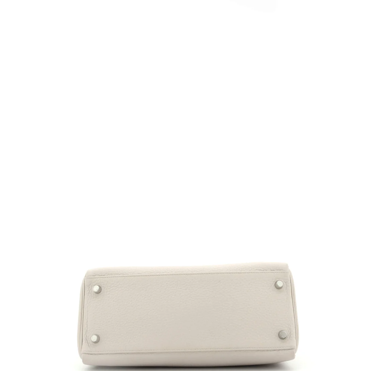 Kelly Handbag Light Clemence with Palladium Hardware 28 - Deep Luxury