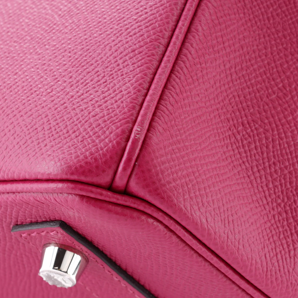 Birkin Handbag Rose Pourpre Epsom with Palladium Hardware 30 - Deep Luxury