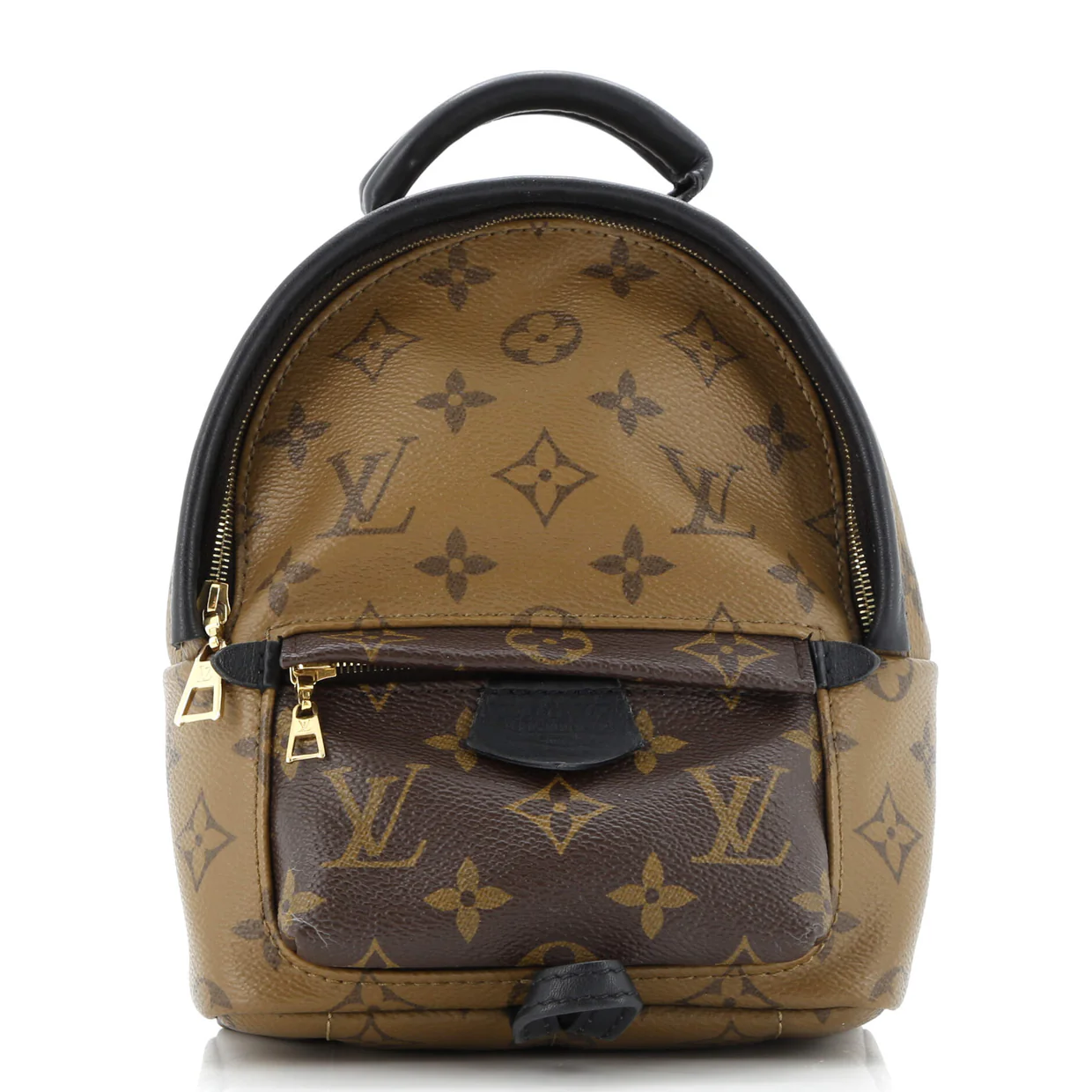 Palm Springs Backpack Reverse Monogram Canvas Mini - Deep Luxury