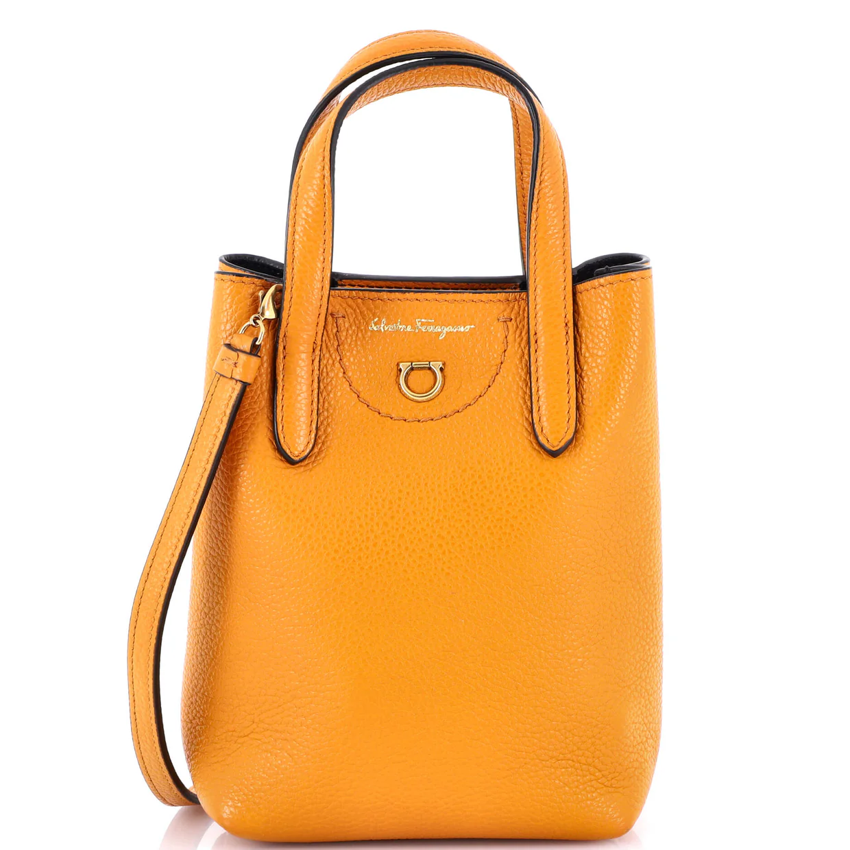 Gancini Tote Leather Mini - Deep Luxury
