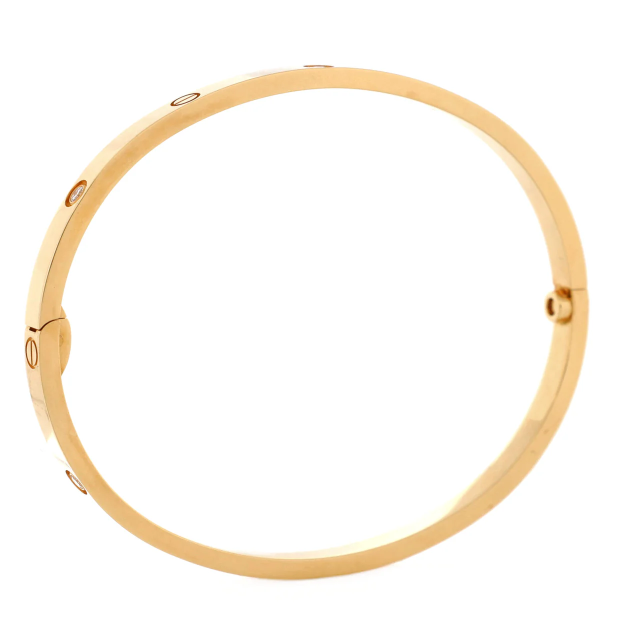 Love 6 Diamond Bracelet 18K Yellow Gold and Diamonds Small - Deep Luxury