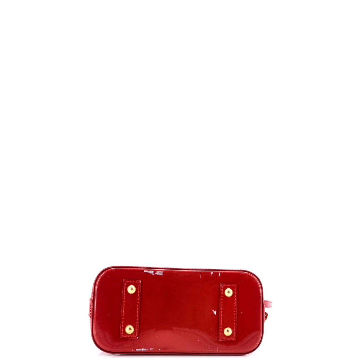 Alma Handbag Limited Edition Monogram Vernis Rayures BB - Deep Luxury