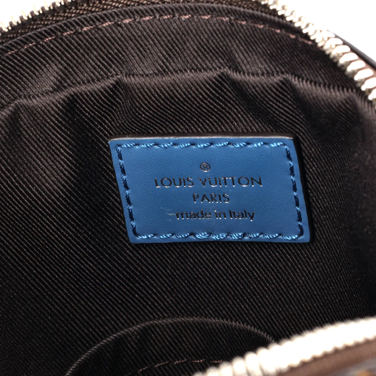 Danube Handbag Epi Leather with Monogram Canvas Slim - Deep Luxury