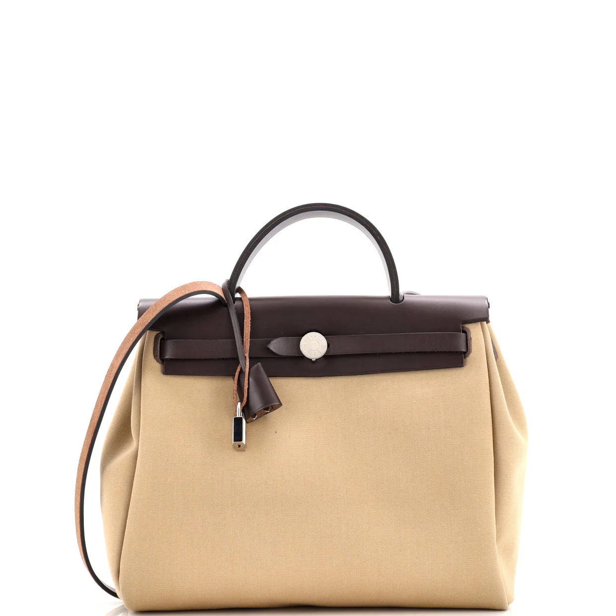 Herbag Zip Leather and Toile 31 - Deep Luxury