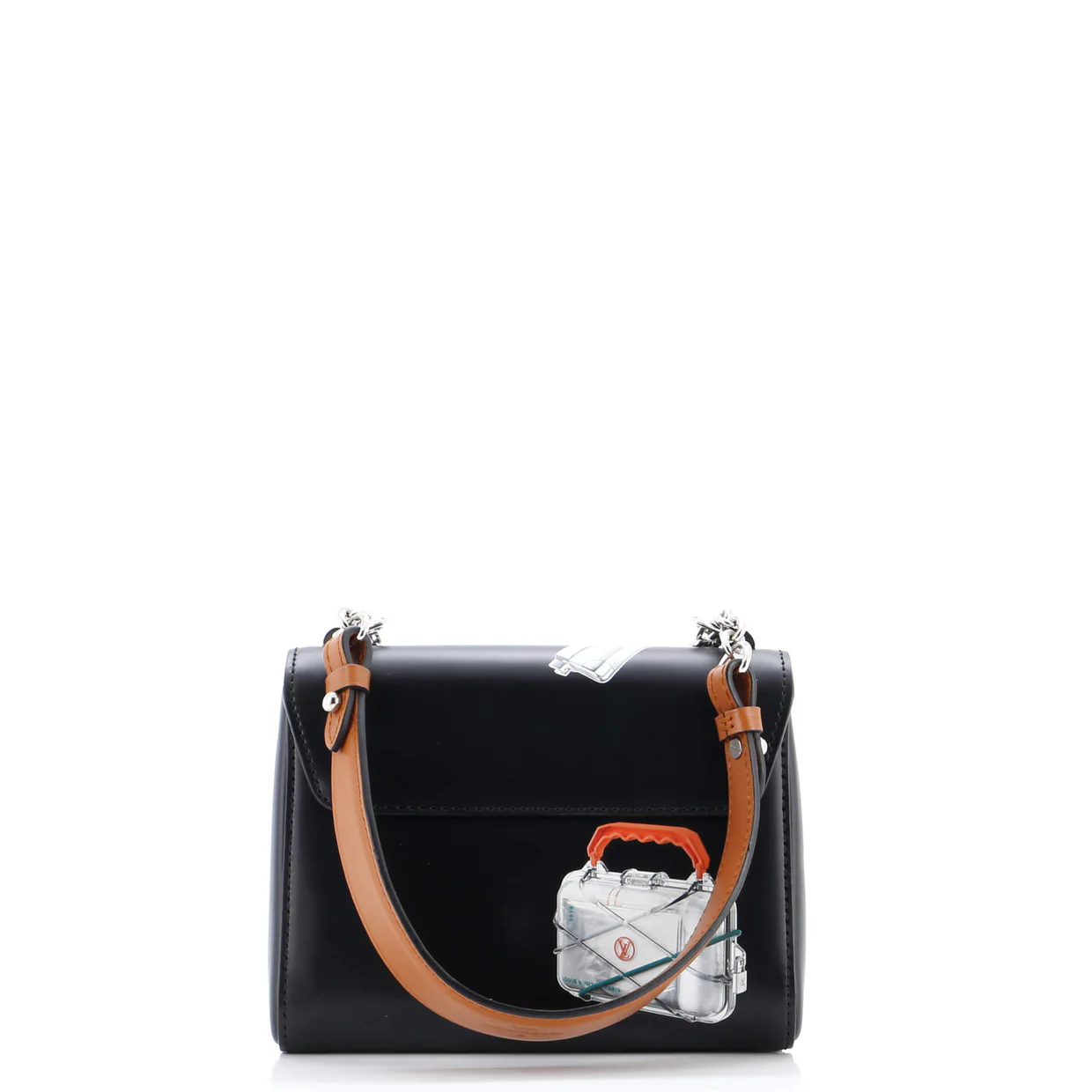 Twist Handbag Limited Edition Printed Leather PM - Deep Luxury