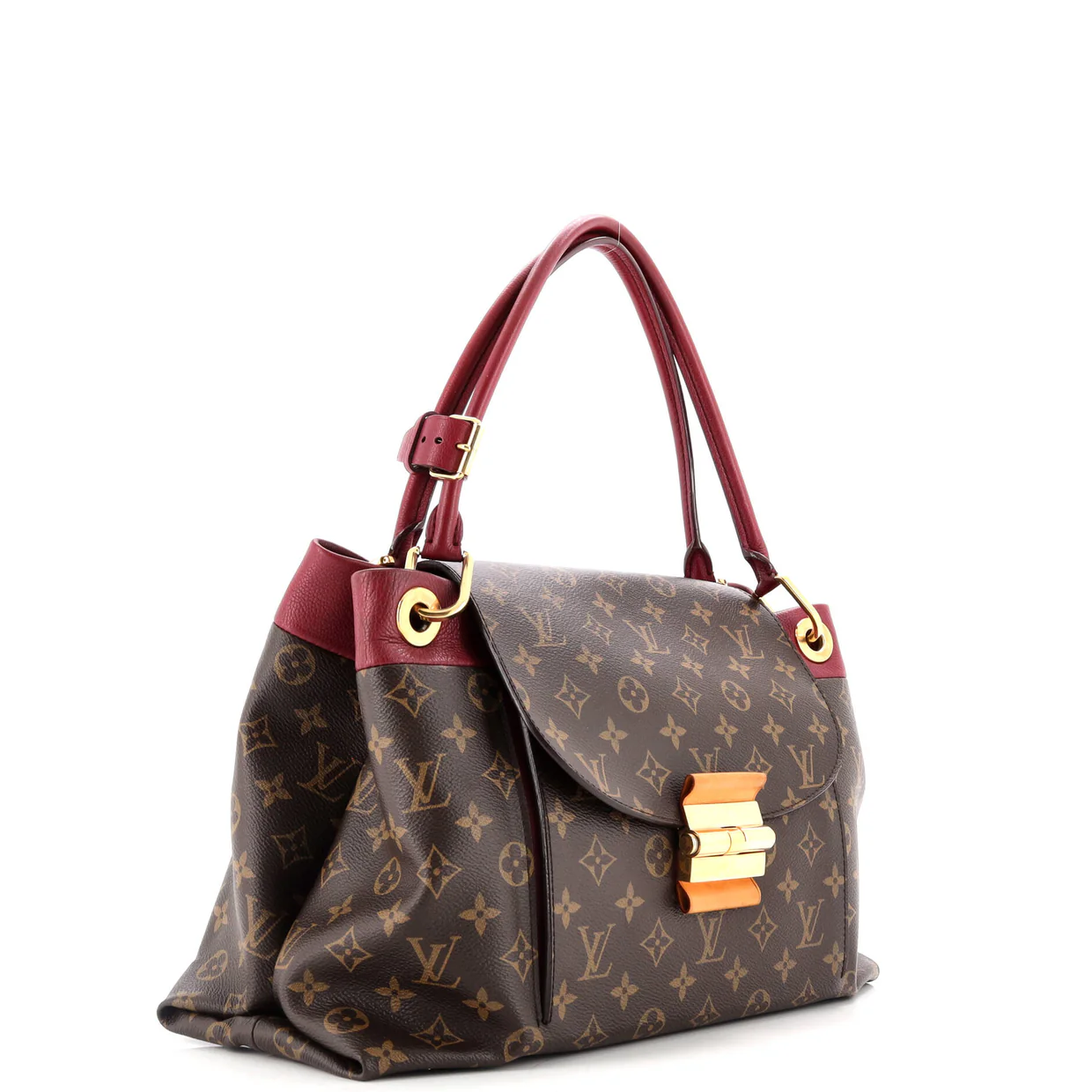Olympe Handbag Monogram Canvas - Deep Luxury