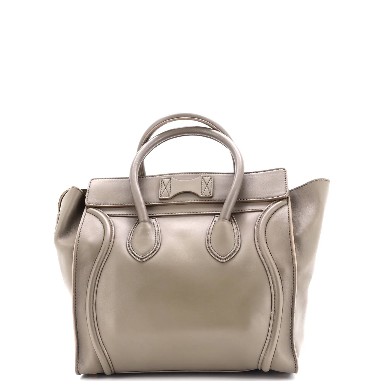 Luggage Bag Smooth Leather Mini - Deep Luxury