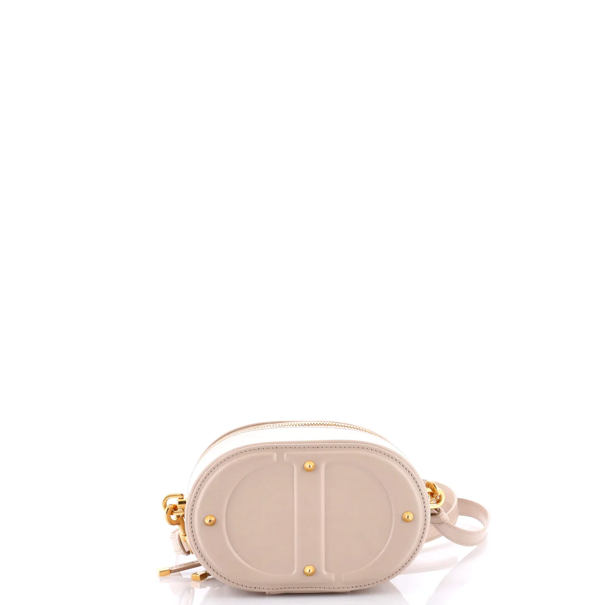 CD Signature Vanity Case Leather Small - Deep Luxury