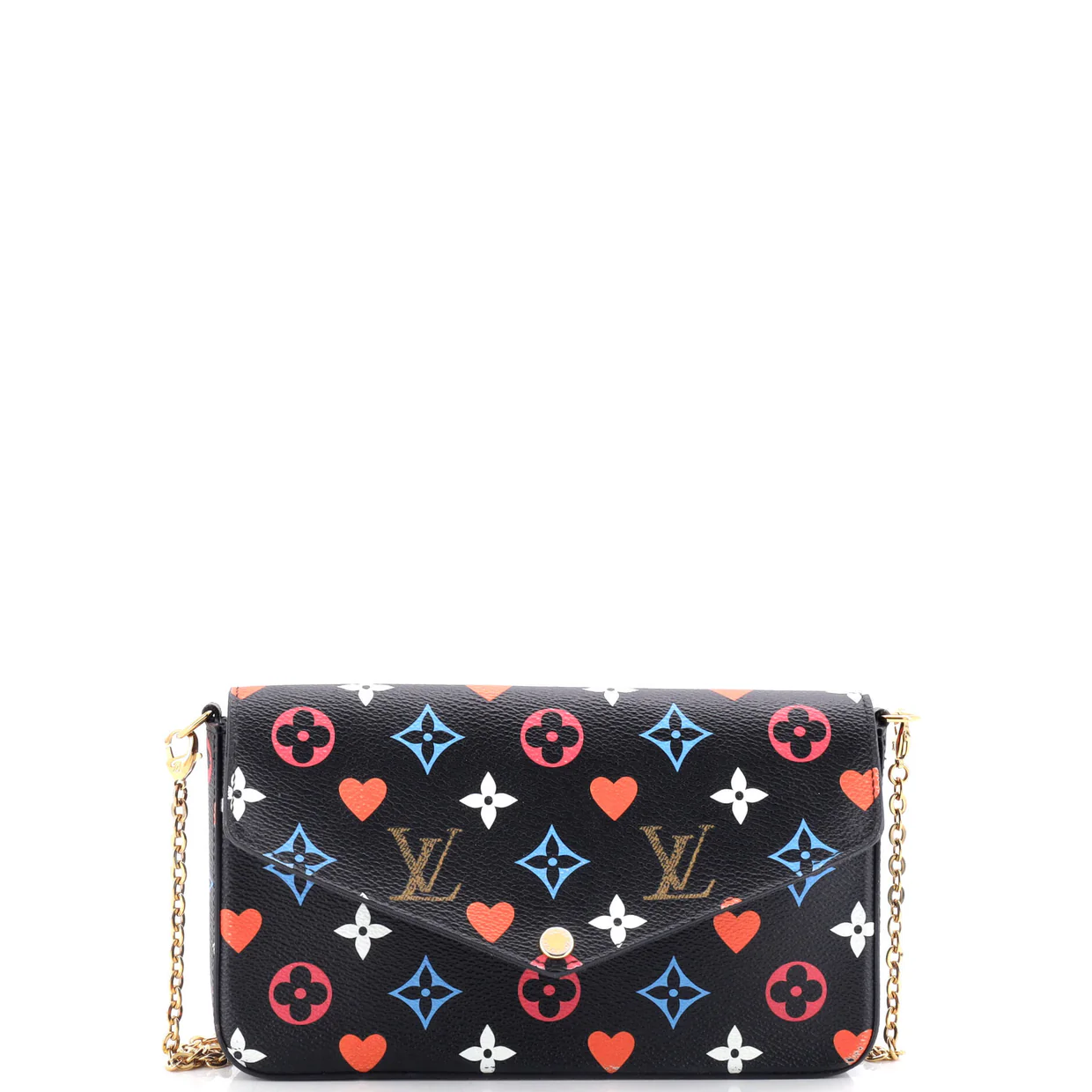Felicie Pochette Limited Edition Game On Multicolor Monogram - Deep Luxury