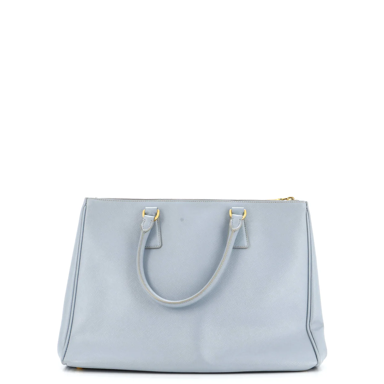 Double Zip Lux Tote Saffiano Leather Large - Deep Luxury