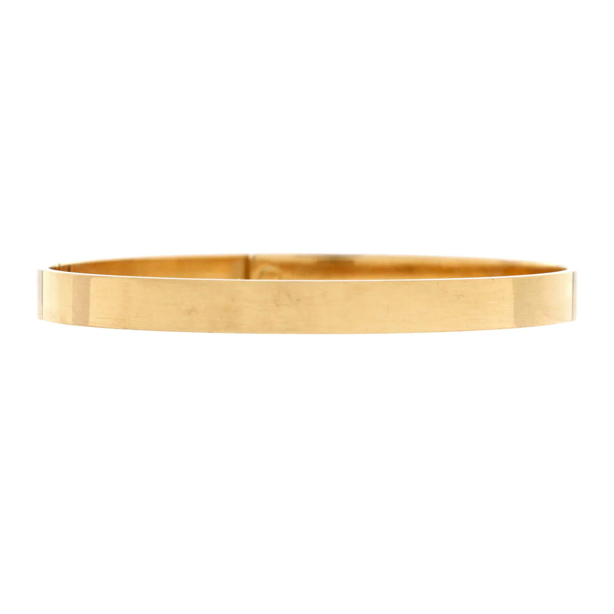 Kelly Bracelet 18K Yellow Gold with 4 Diamonds Small - Deep Luxury
