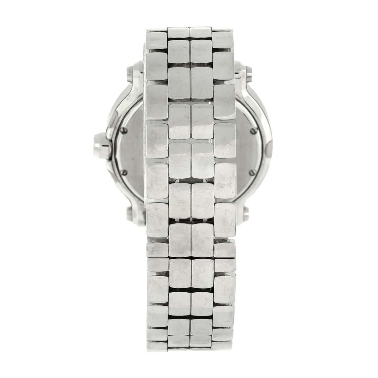 Happy Sport Quartz Watch Stainless Steel with 3 Floating Diamonds 33 - Deep Luxury