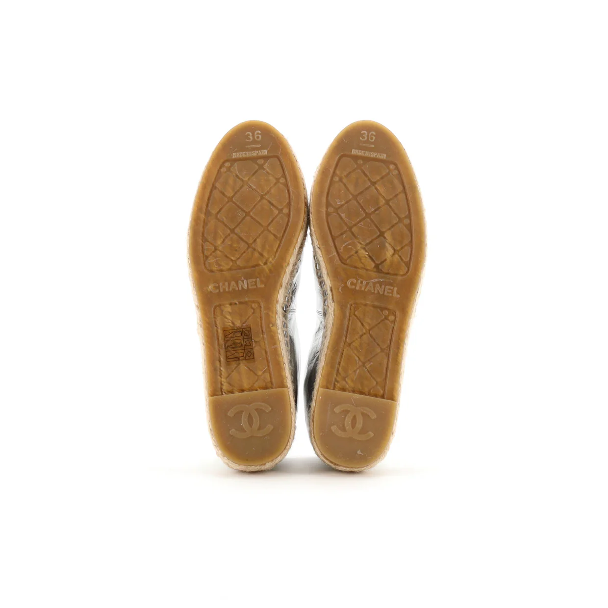 Women's CC Cap Toe Espadrilles Leather - Deep Luxury