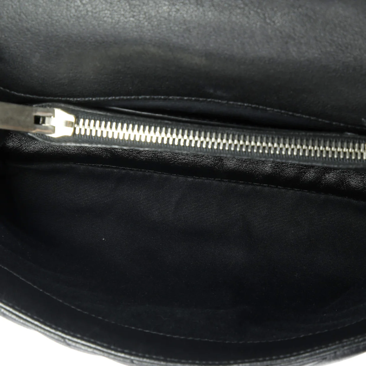 Classic Monogram College Bag Embellished Matelasse Chevron Leather Medium - Deep Luxury