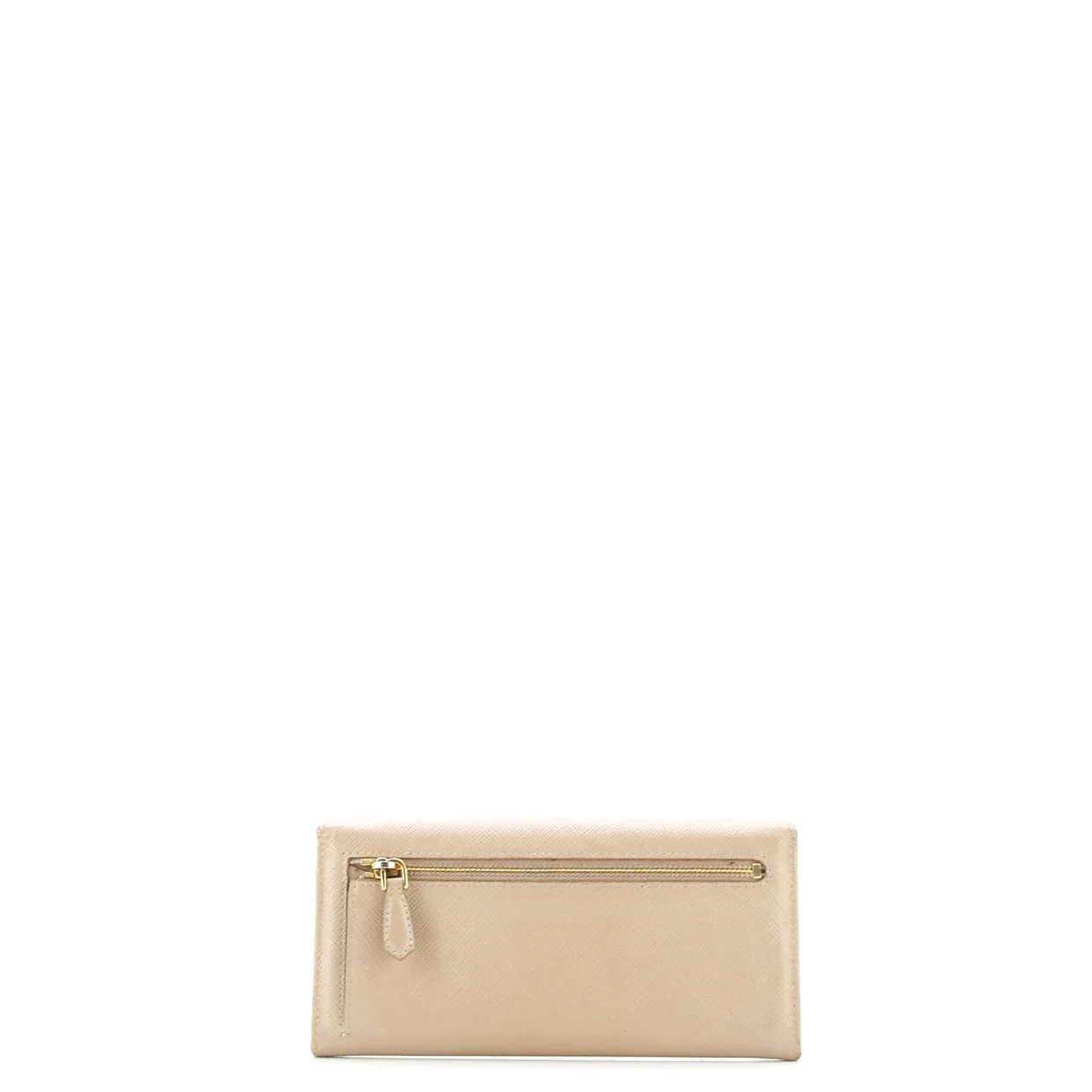 Continental Flap Wallet Saffiano Leather with Metal Detail - Deep Luxury