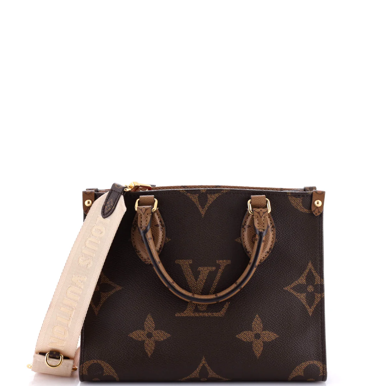 OnTheGo Tote Reverse Monogram Giant PM - Deep Luxury