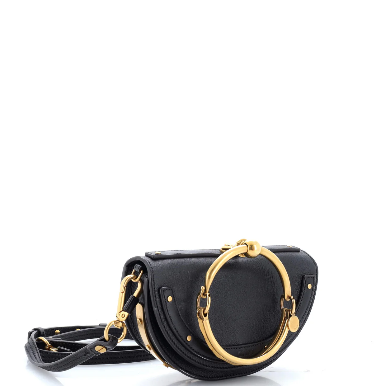Nile Crossbody Bag Leather Mini - Deep Luxury