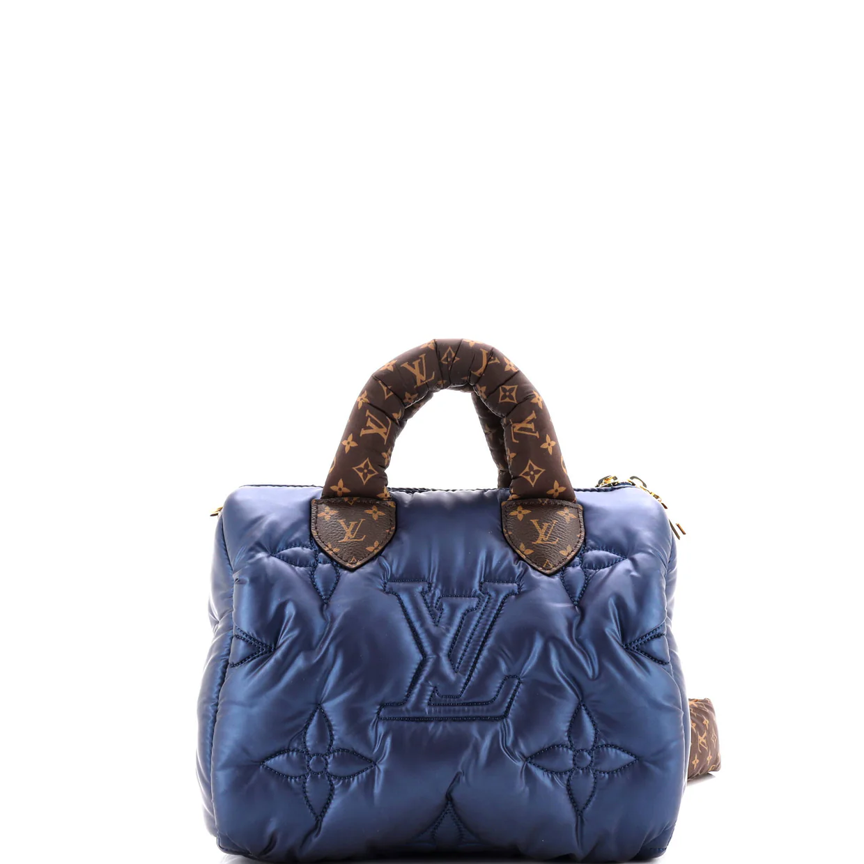 Speedy Bandouliere Bag Monogram Quilted Econyl Nylon 25 - Deep Luxury
