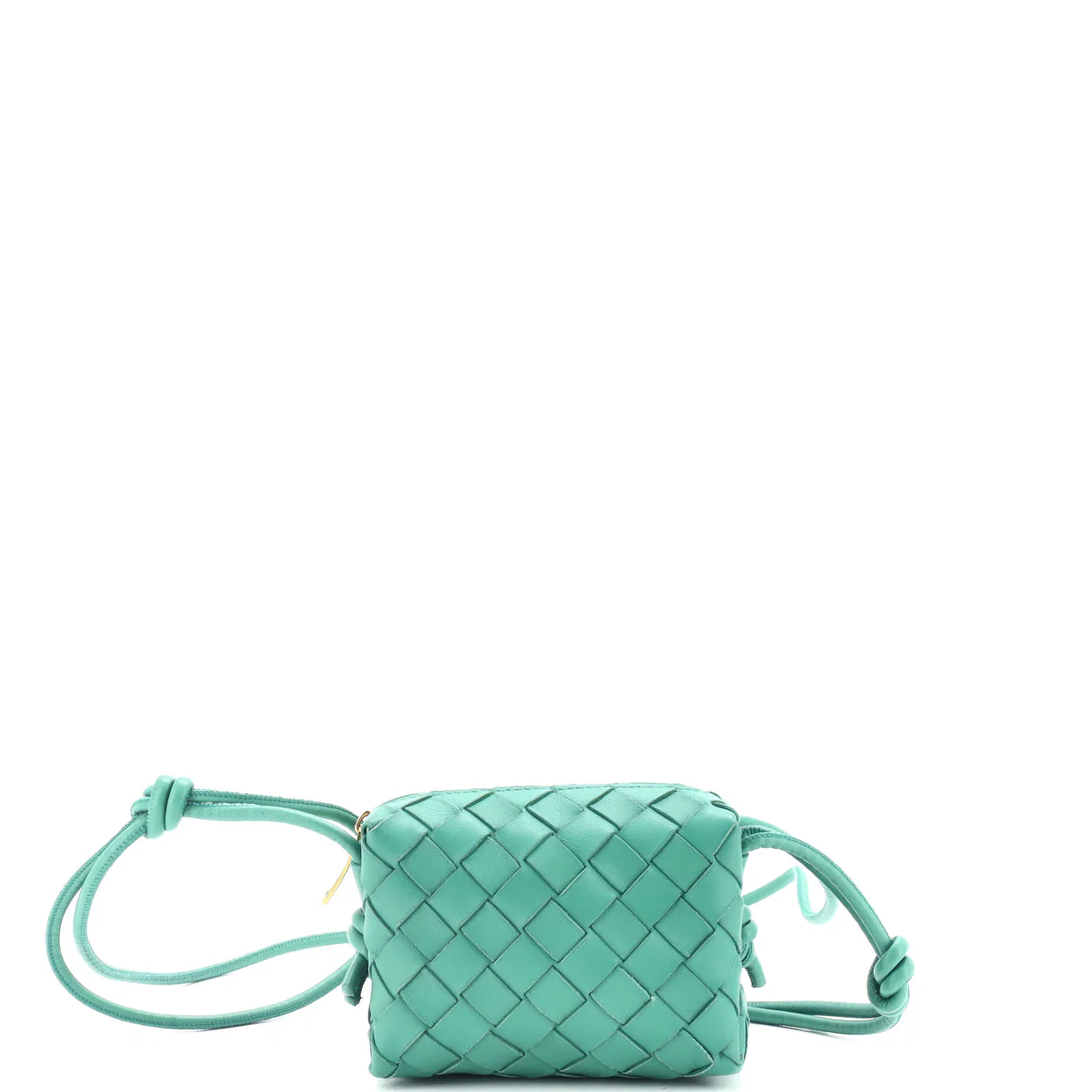 Loop Crossbody Bag Intrecciato Nappa Candy - Deep Luxury