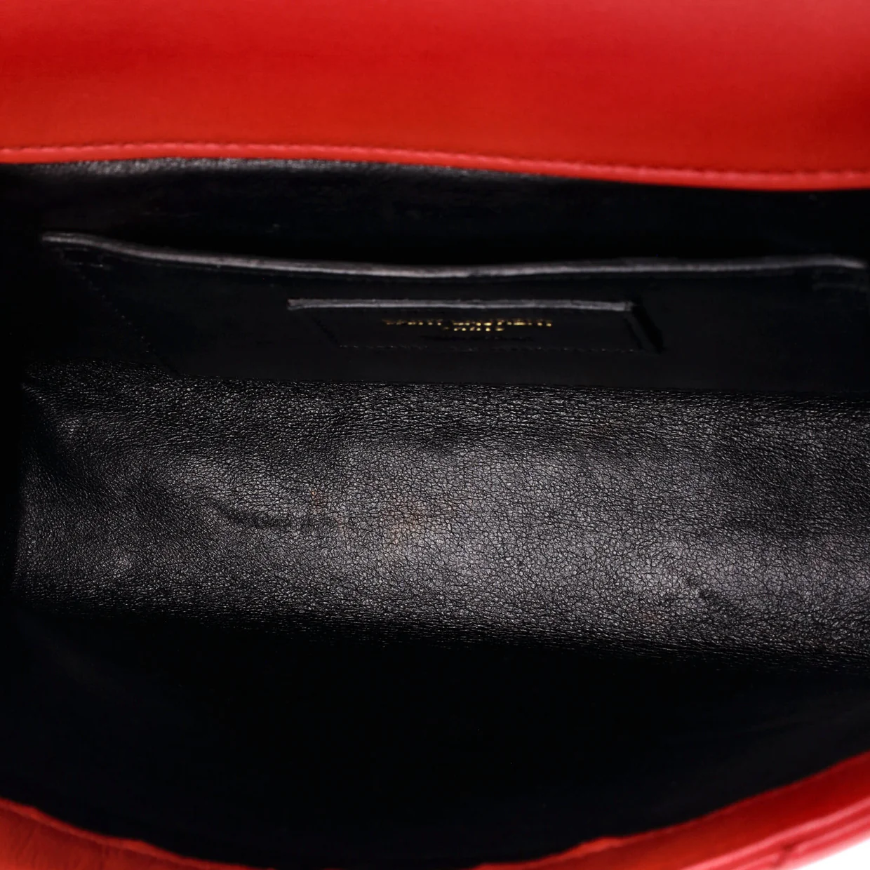 Classic Monogram Envelope Satchel Matelasse Chevron Leather Small - Deep Luxury