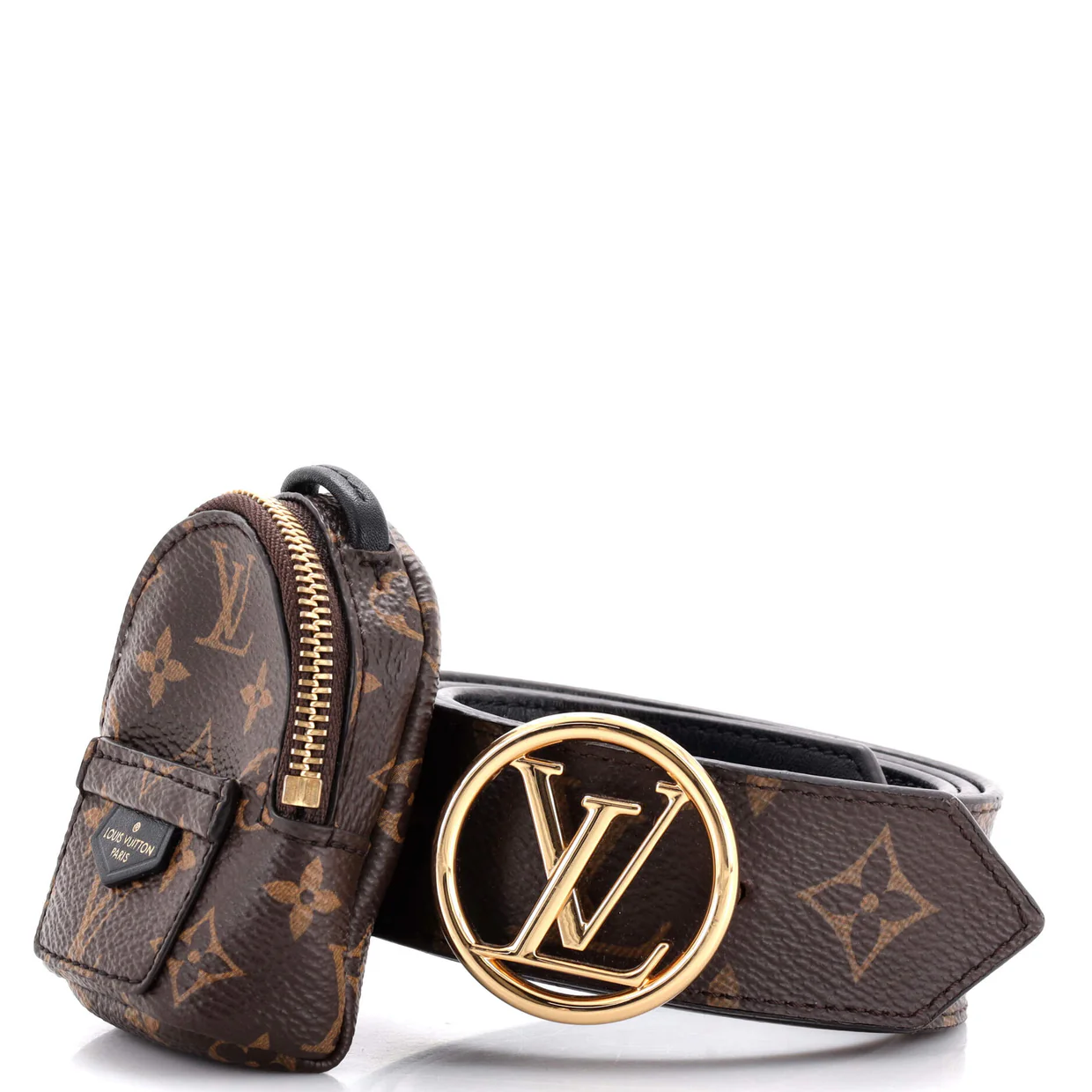 Palm Springs Belt Monogram Canvas Medium 80 - Deep Luxury