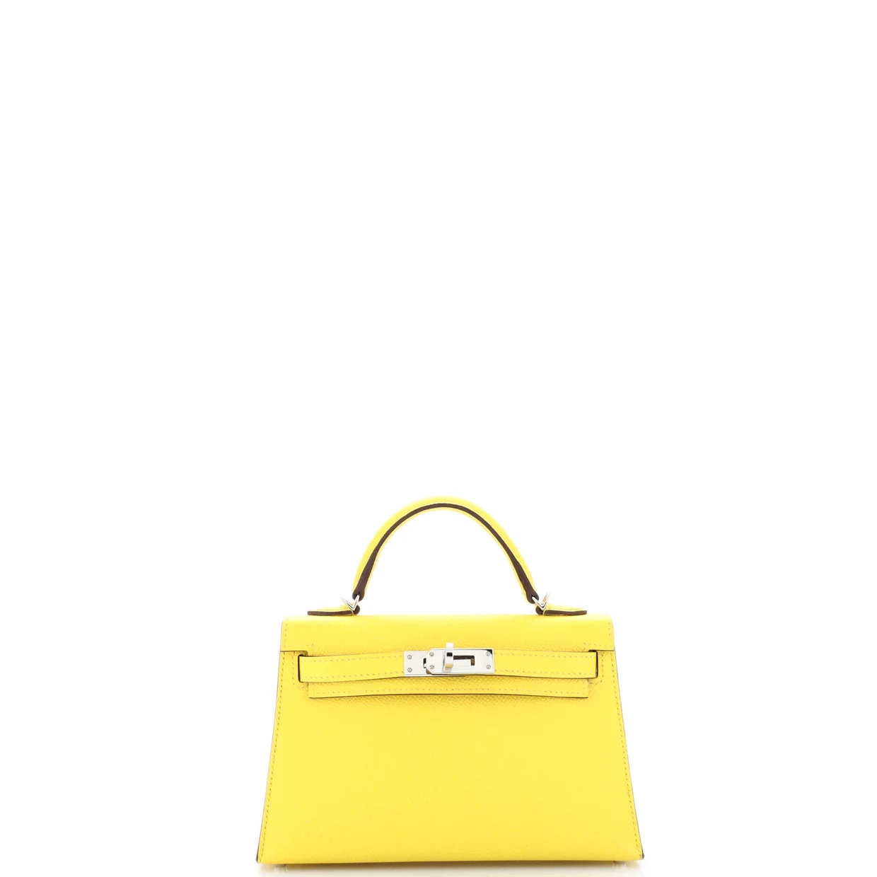 Kelly Mini II Bag Jaune De Naples Epsom with Palladium Hardware 20 - Deep Luxury