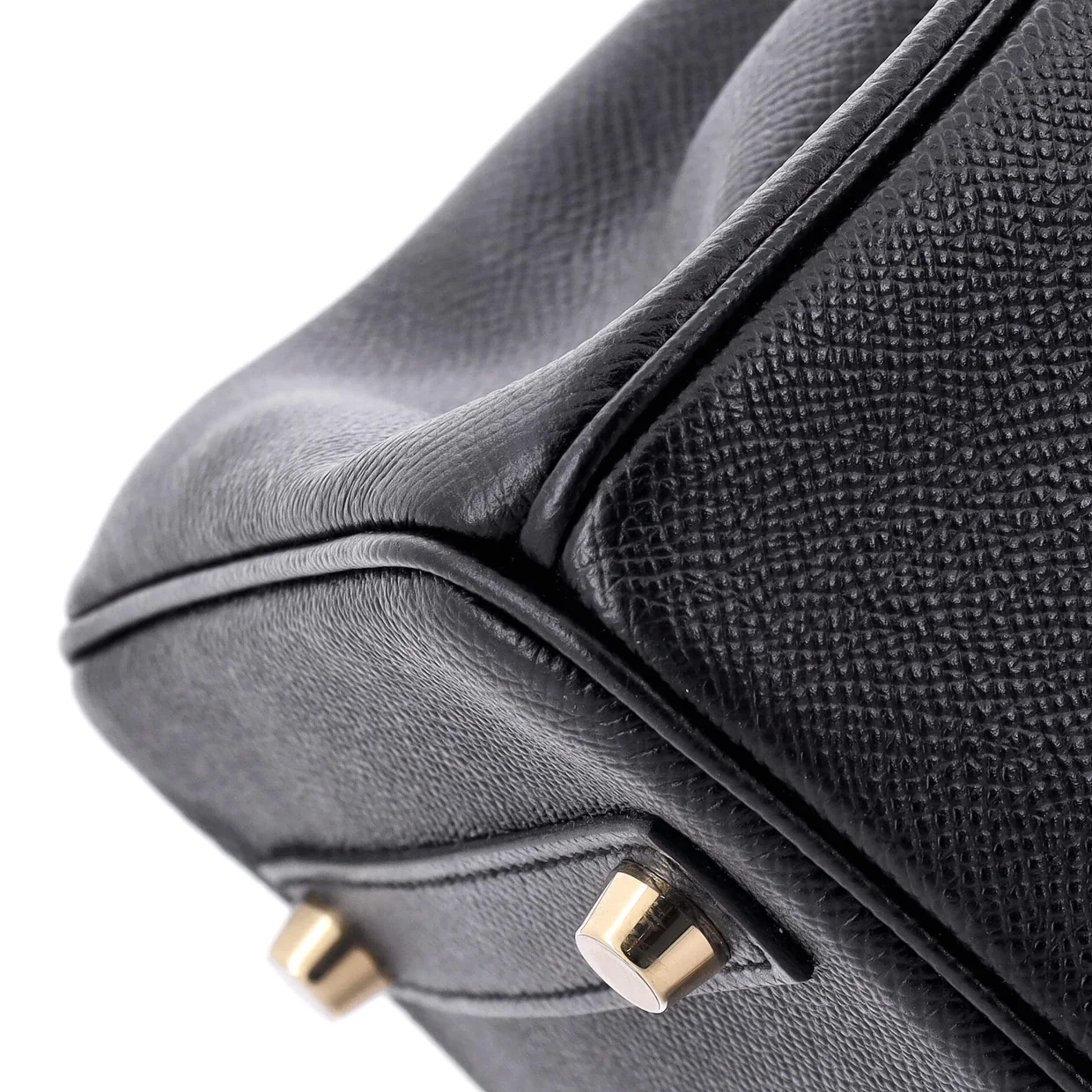 Birkin Handbag Noir Epsom with Gold Hardware 30 - Deep Luxury
