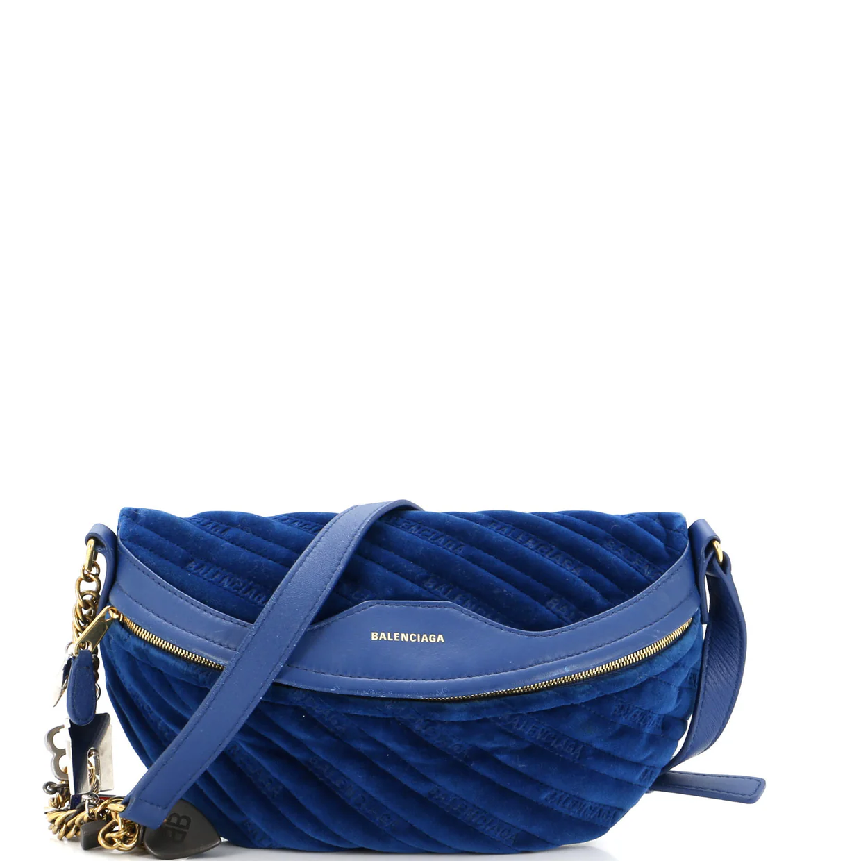 Souvenir Belt Bag Quilted Velvet XS - Deep Luxury