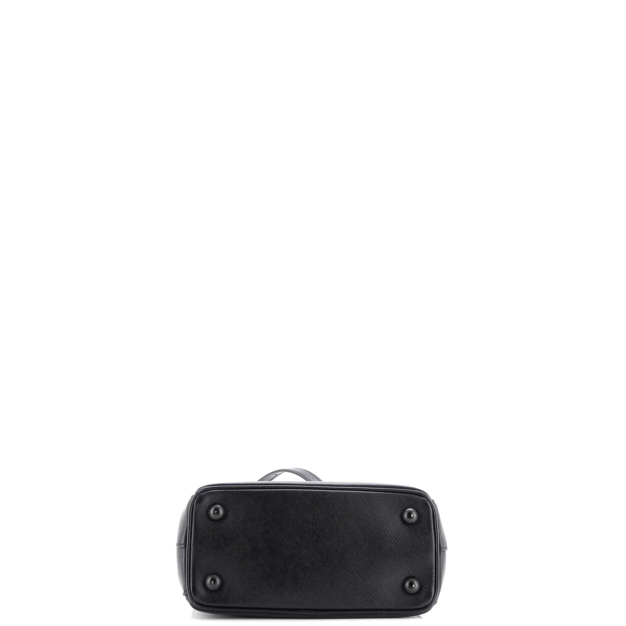 Monochrome Galleria Double Zip Tote Saffiano Leather Mini - Deep Luxury