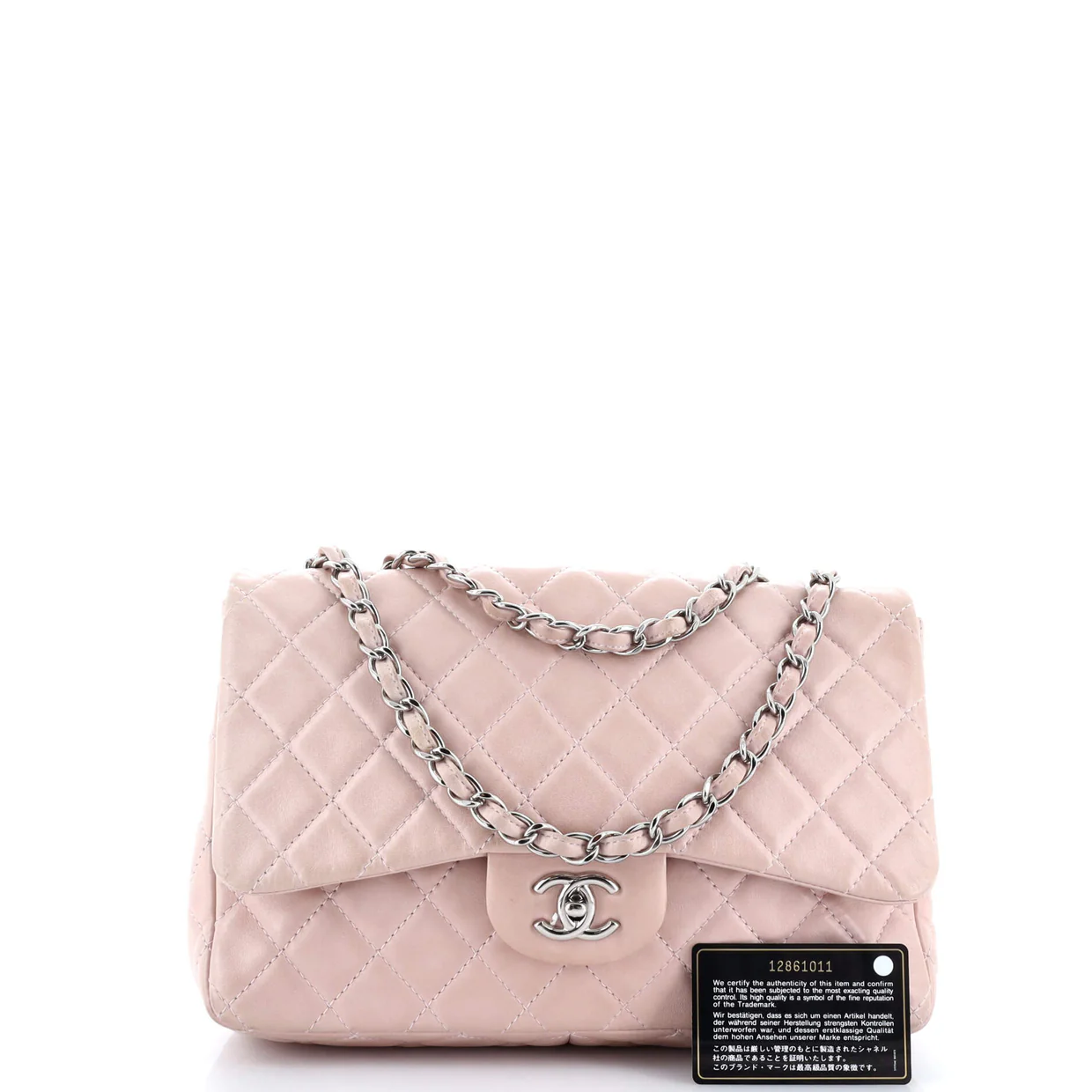 Classic Single Flap Bag Quilted Lambskin Jumbo - Deep Luxury