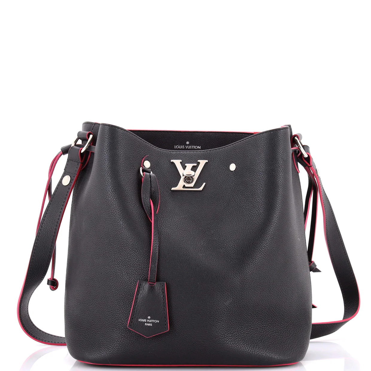 Lockme Bucket Bag Leather - Deep Luxury