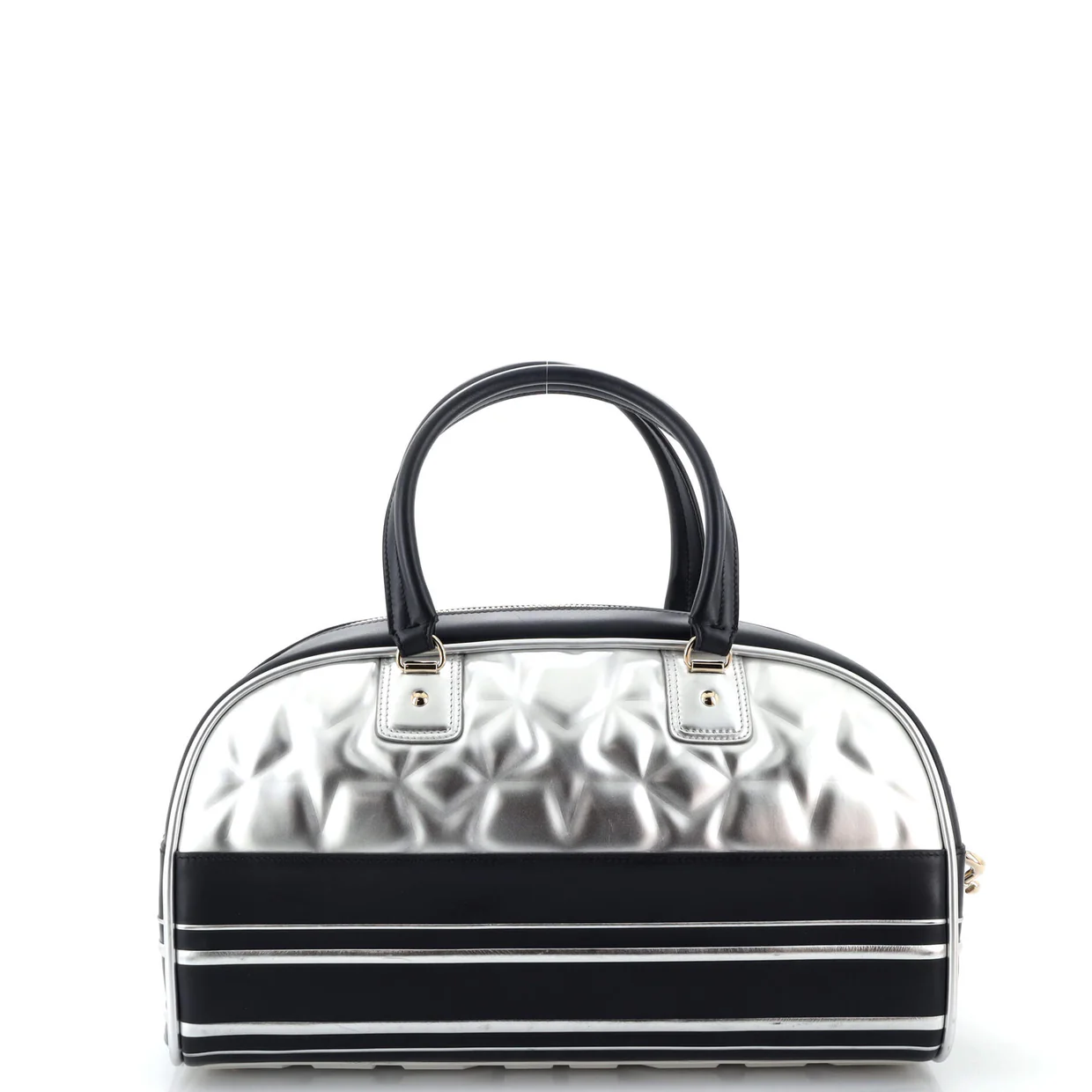 Vibe Zip Bowling Bag Padded Etoile Calfskin Medium - Deep Luxury