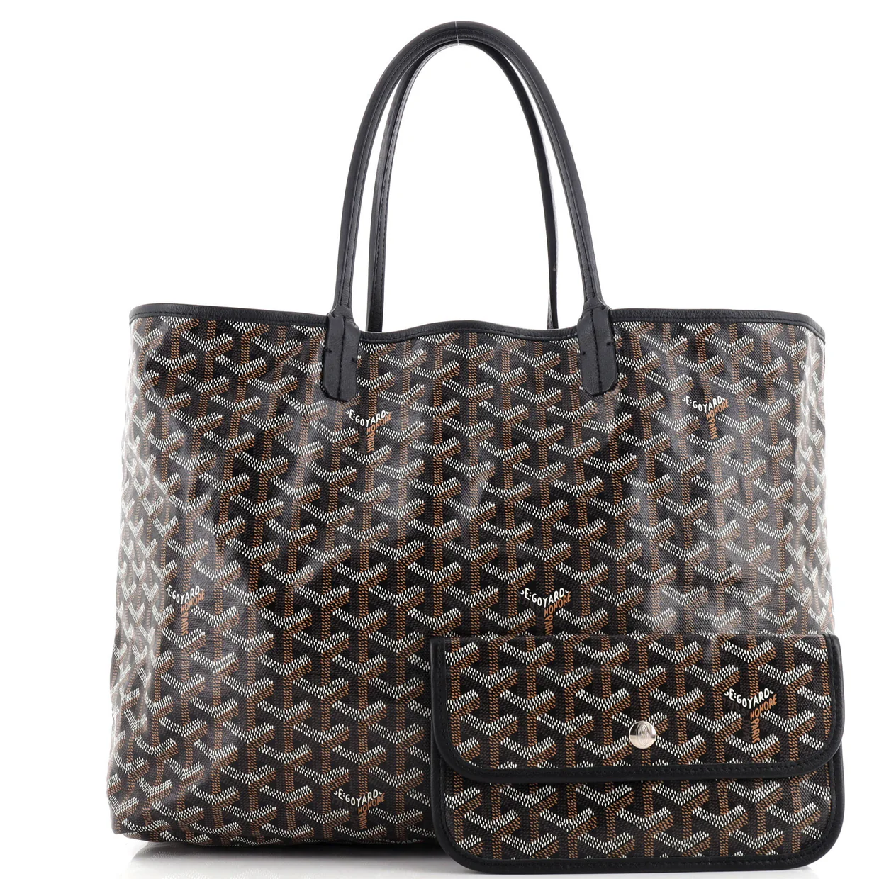Anjou Reversible Tote Coated Canvas PM - Deep Luxury