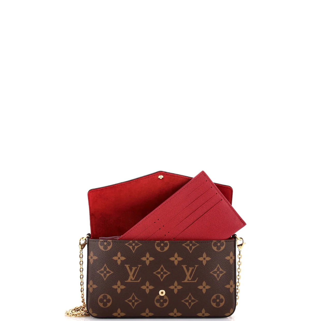 Felicie Pochette Monogram Canvas - Deep Luxury