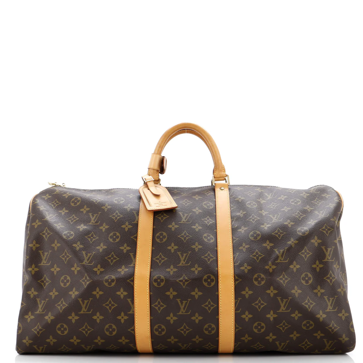 Keepall Bandouliere Bag Monogram Canvas 55 - Deep Luxury