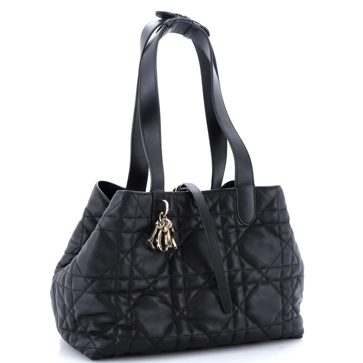 Toujours Tote Bag Macrocannage Quilt Calfskin Medium - Deep Luxury