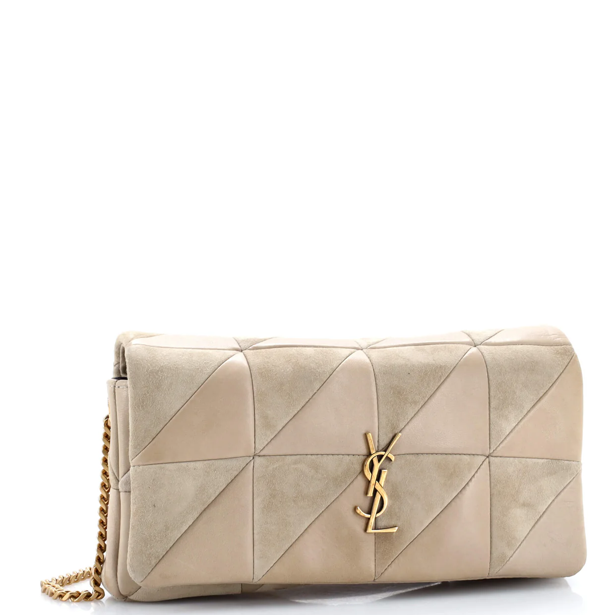 Jamie Baguette Shoulder Bag Quilted Leather and Suede Medium - Deep Luxury