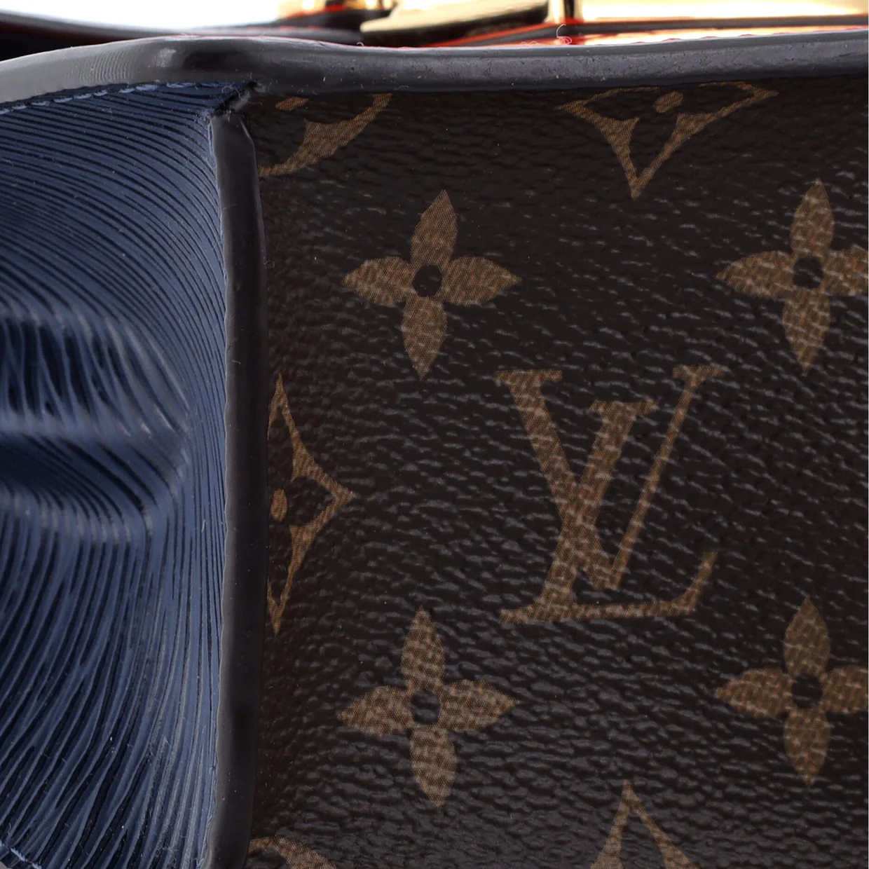 Spring Street NM Handbag Monogram Vernis with Monogram Canvas and Epi Leather - Deep Luxury